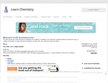 Tablet Screenshot of learnchem.net